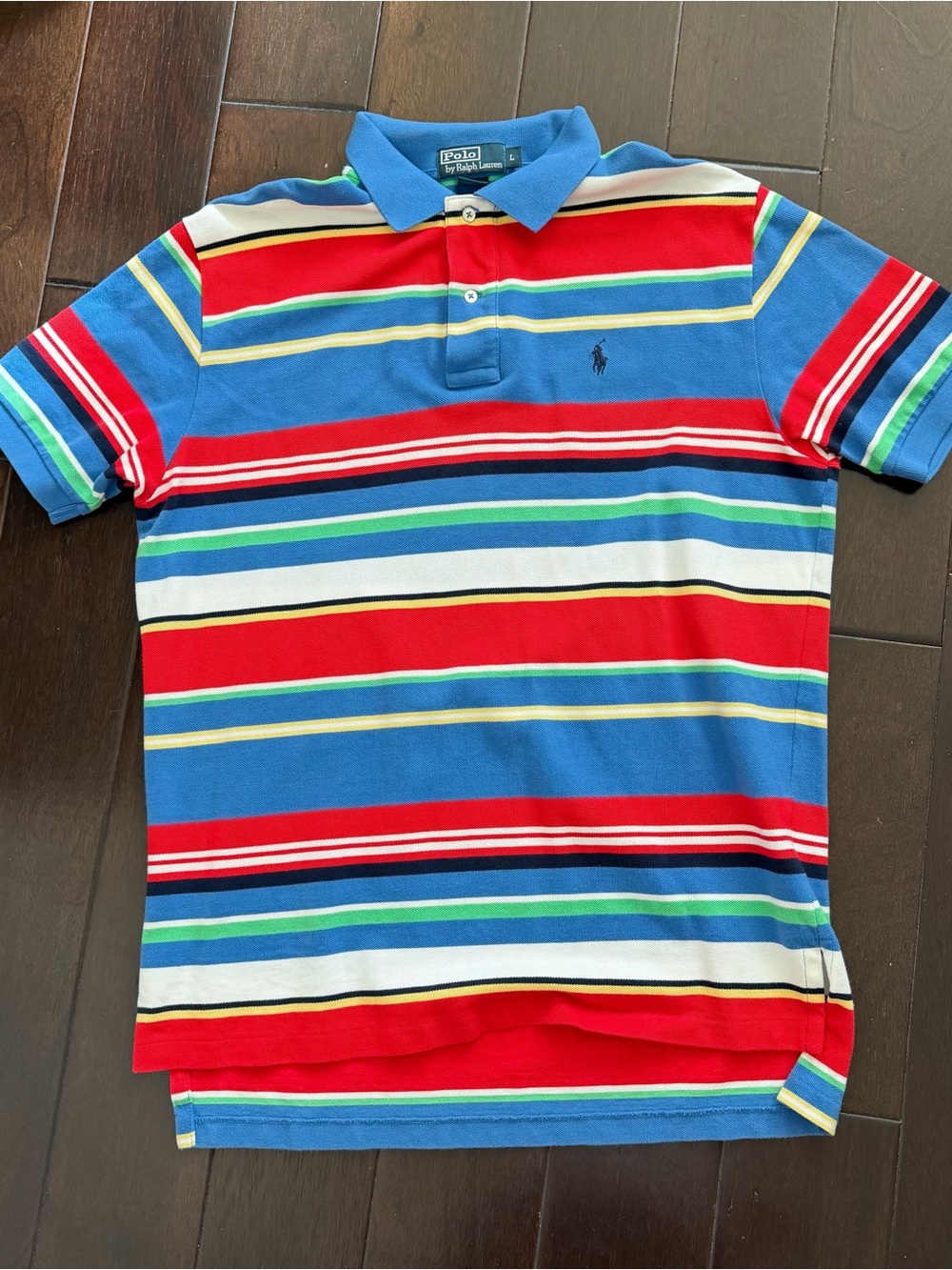 Vintage Polo Ralph Lauren Multicolor Striped Shirt Southwestern Mens Large